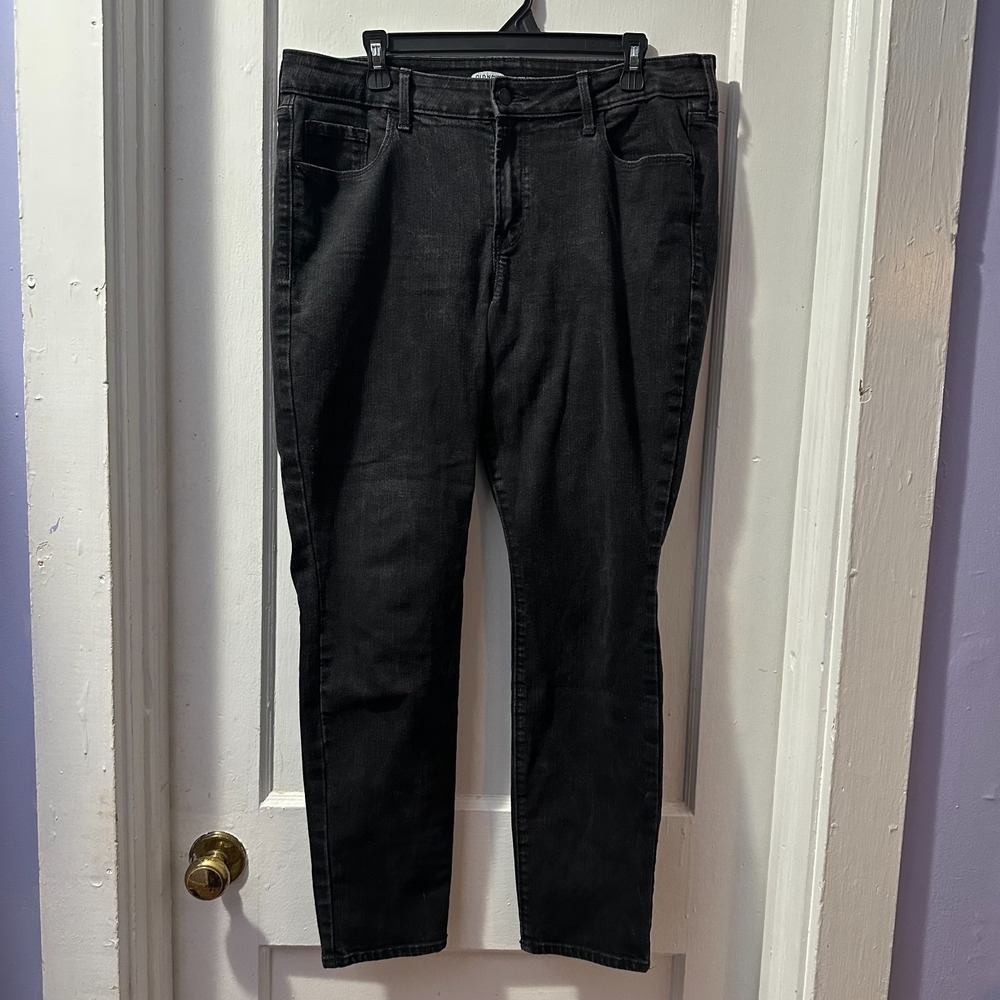 Old Navy Black Pop Icon Skinny Jeans in 14